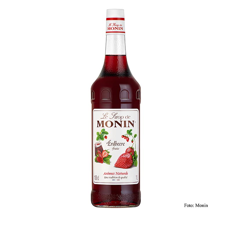 MONIN SYRUP STRAWBERRY 6 X 1 L